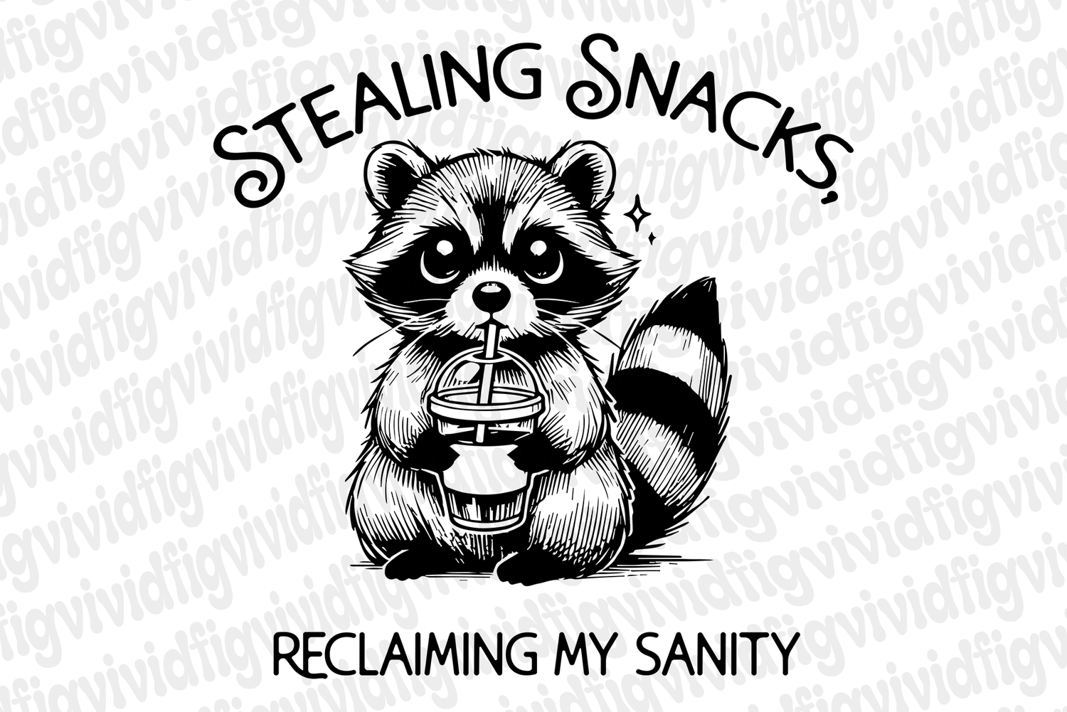 Stealing Snacks Png, Racoon Png, Moody Png, Digital Download